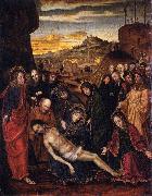 BORGOGNONE, Ambrogio Lamentation of Christ oil painting on canvas